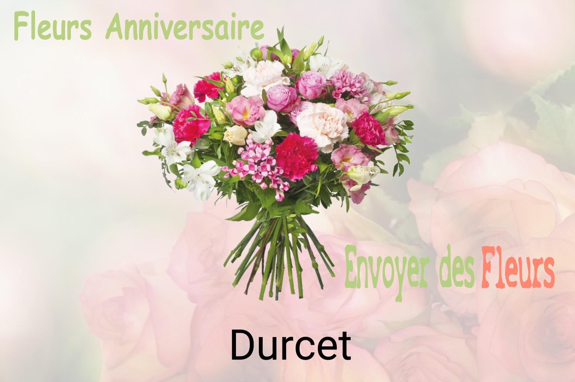 Bouquet de fleurs d’anniversaire livré à Durcet