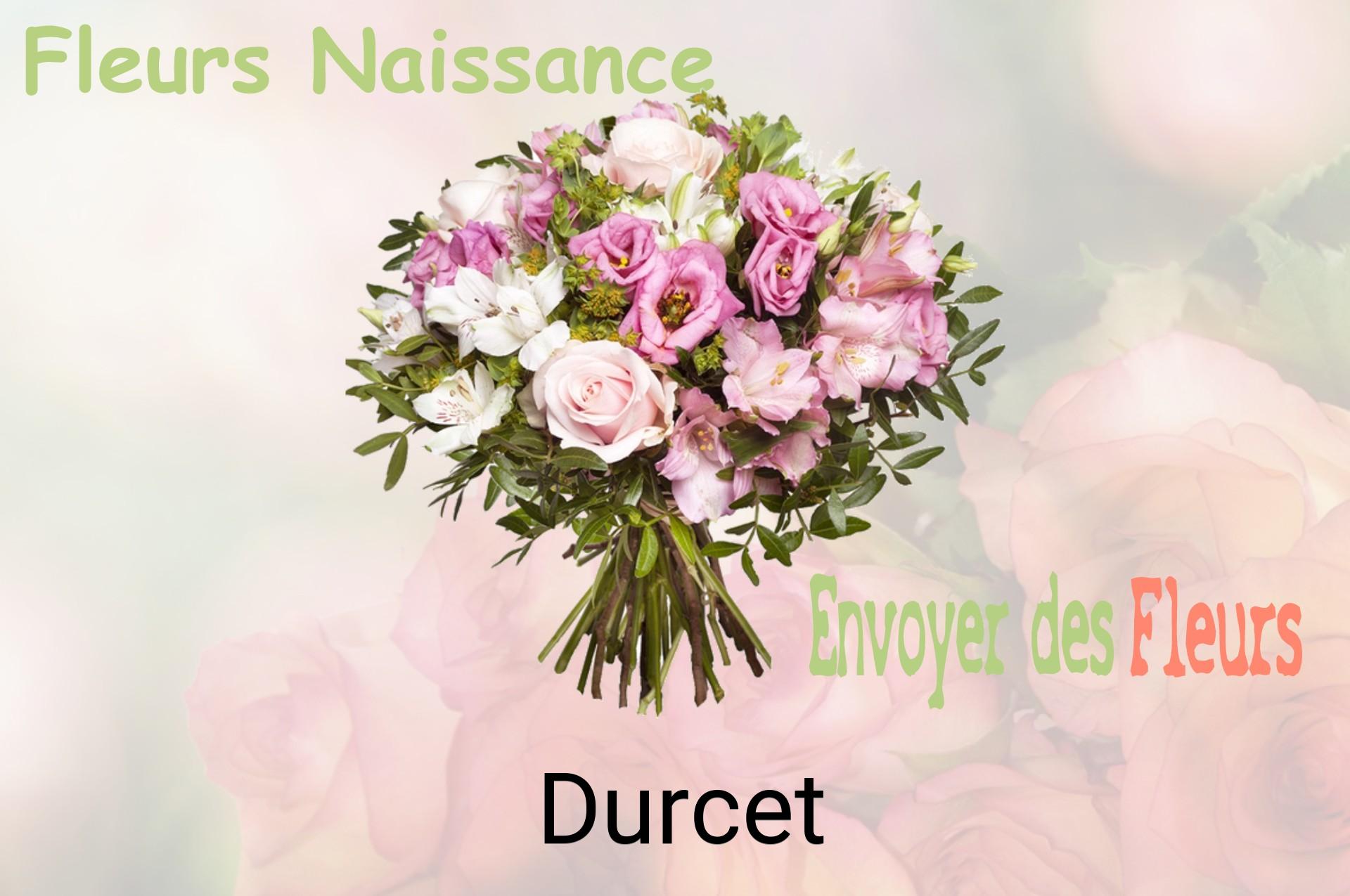 Bouquet de fleurs de naissance livré à Durcet